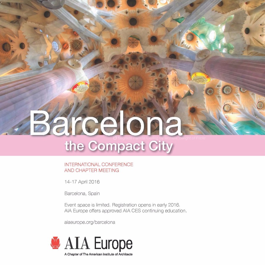 'The Compact City' AIA Europe Conference 2 7d27517e 6fe3 4cc0 a9e6 e639e59fa267