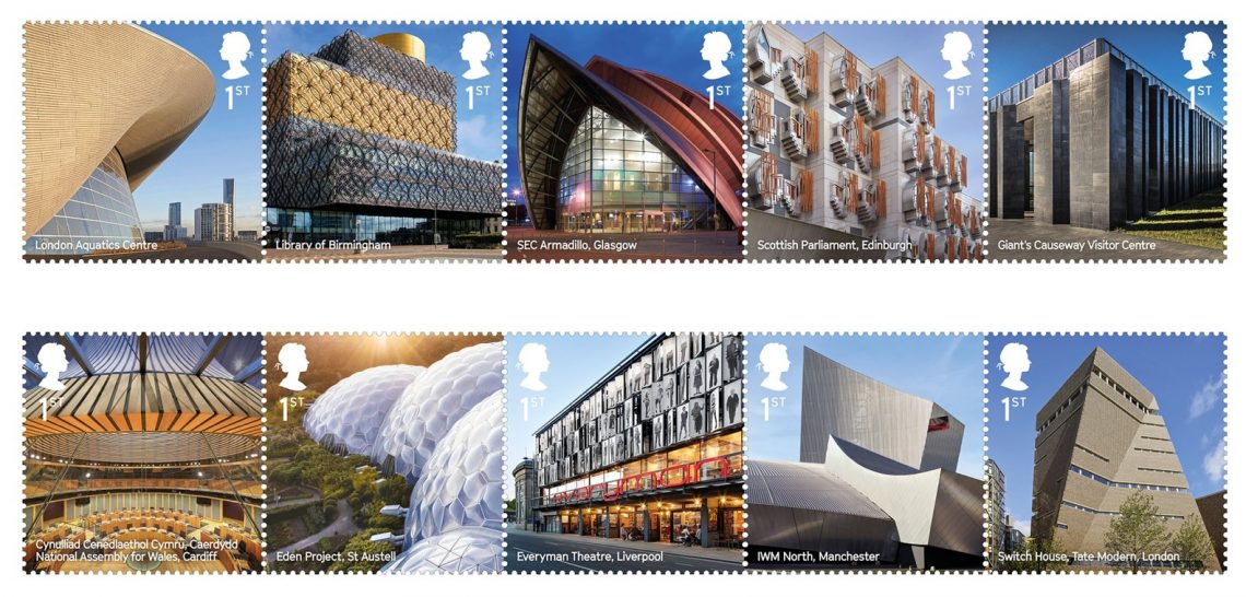 Landmark Buildings stamps
