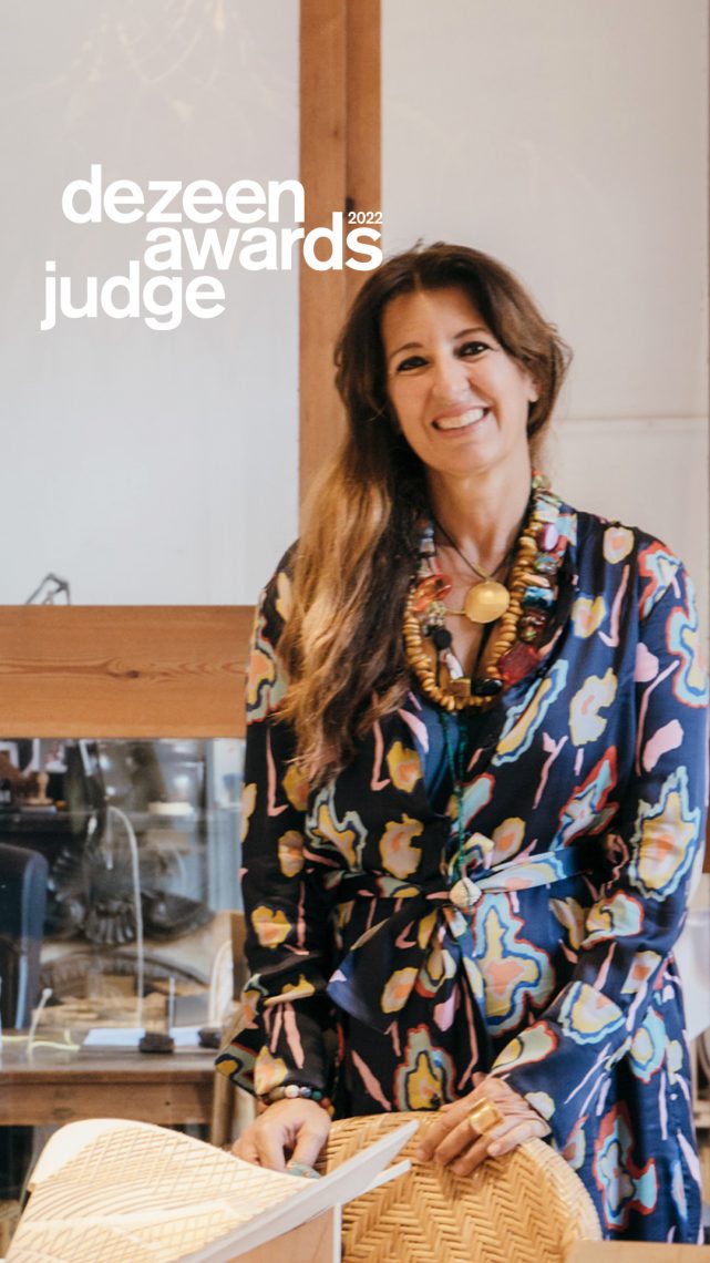 dezeen awards 2022 judge Benedetta Tagliabue badge instagram
