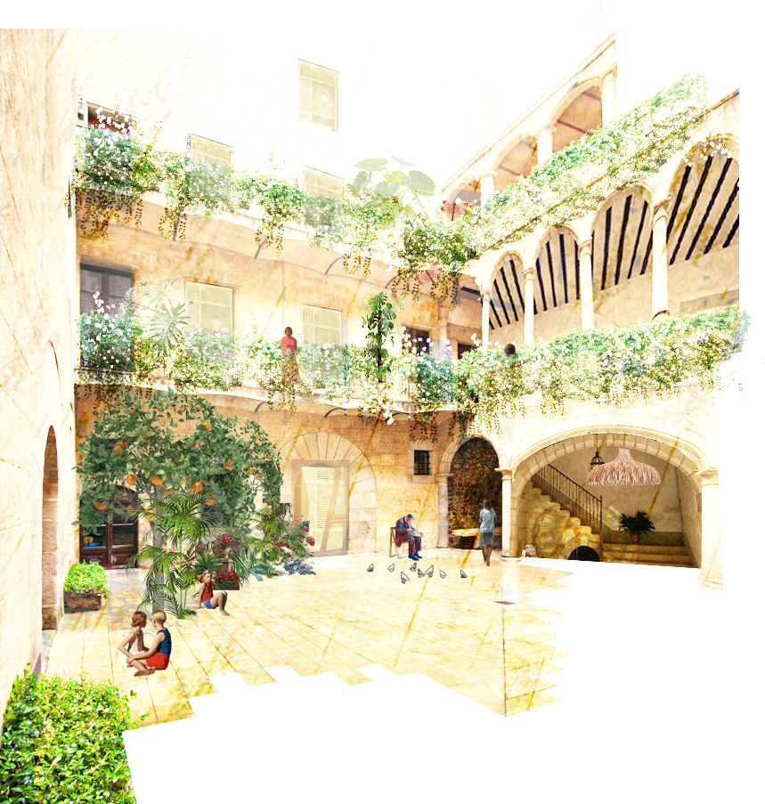 perspectiva patio