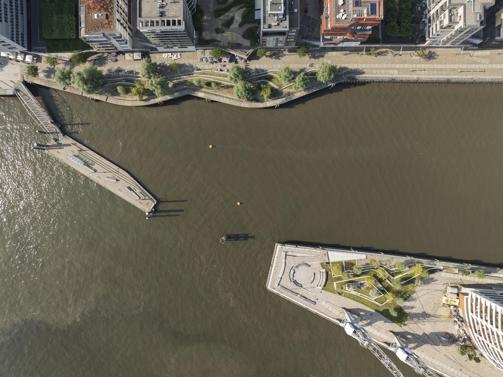 Vogelperspektive Dalmannkai und Strandhöft