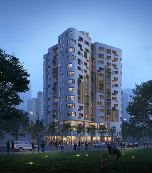 EMBT Taipei Xinyi Welfare Housing Render 6