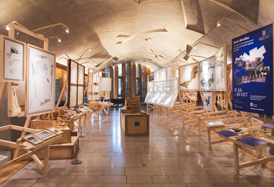 EXHIBITION — ENRIC MIRALLES: DESIGNING SCOTLAND’S PARLIAMENT Scottish Parliament, Edinburgh, Scotland | Until 30 October 2025 5 46336456b79e88443da0ac76ca5ed521cb51d6e3c556d006239fe66bd54c0724